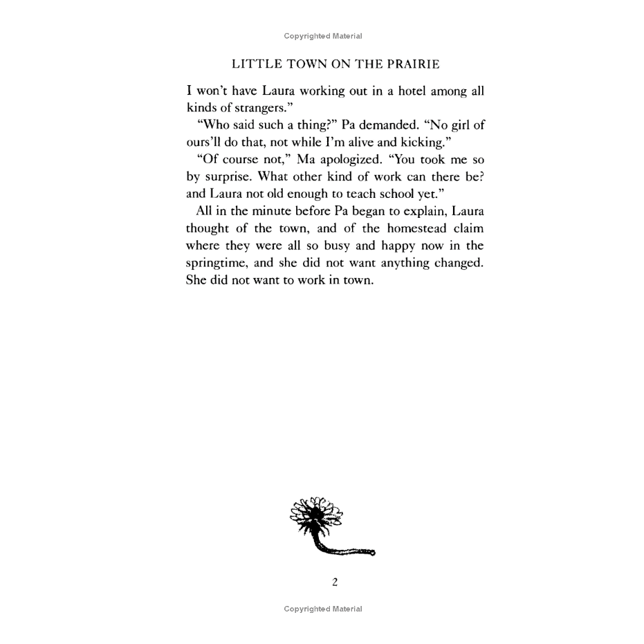 Little Town on the Prairie by Laura Ingalls Wilder (Little House Series, #7)