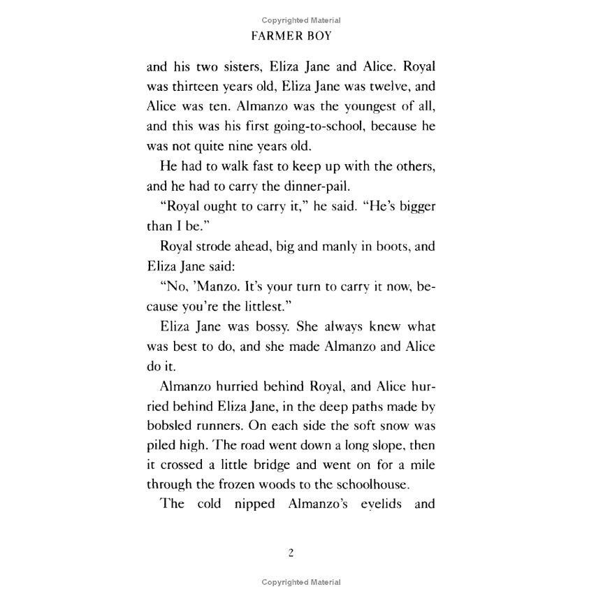 Farmer Boy by Laura Ingalls Wilder (Little House Series, #2)