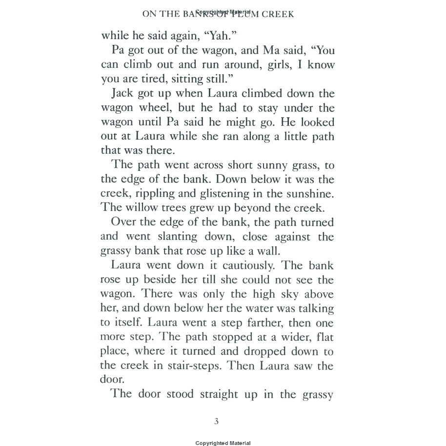 On The Banks of Plum Creek by Laura Ingalls Wilder (Little House Series, #4)