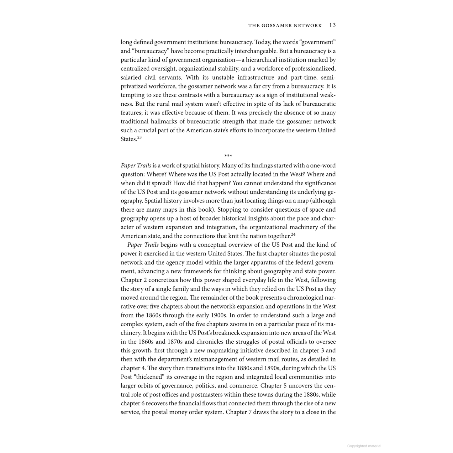 Paper Trails: The US Post and the Making of the American West by Cameron Blevins - WHA Winner 2022