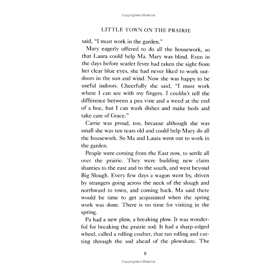 Little Town on the Prairie by Laura Ingalls Wilder (Little House Series, #7)