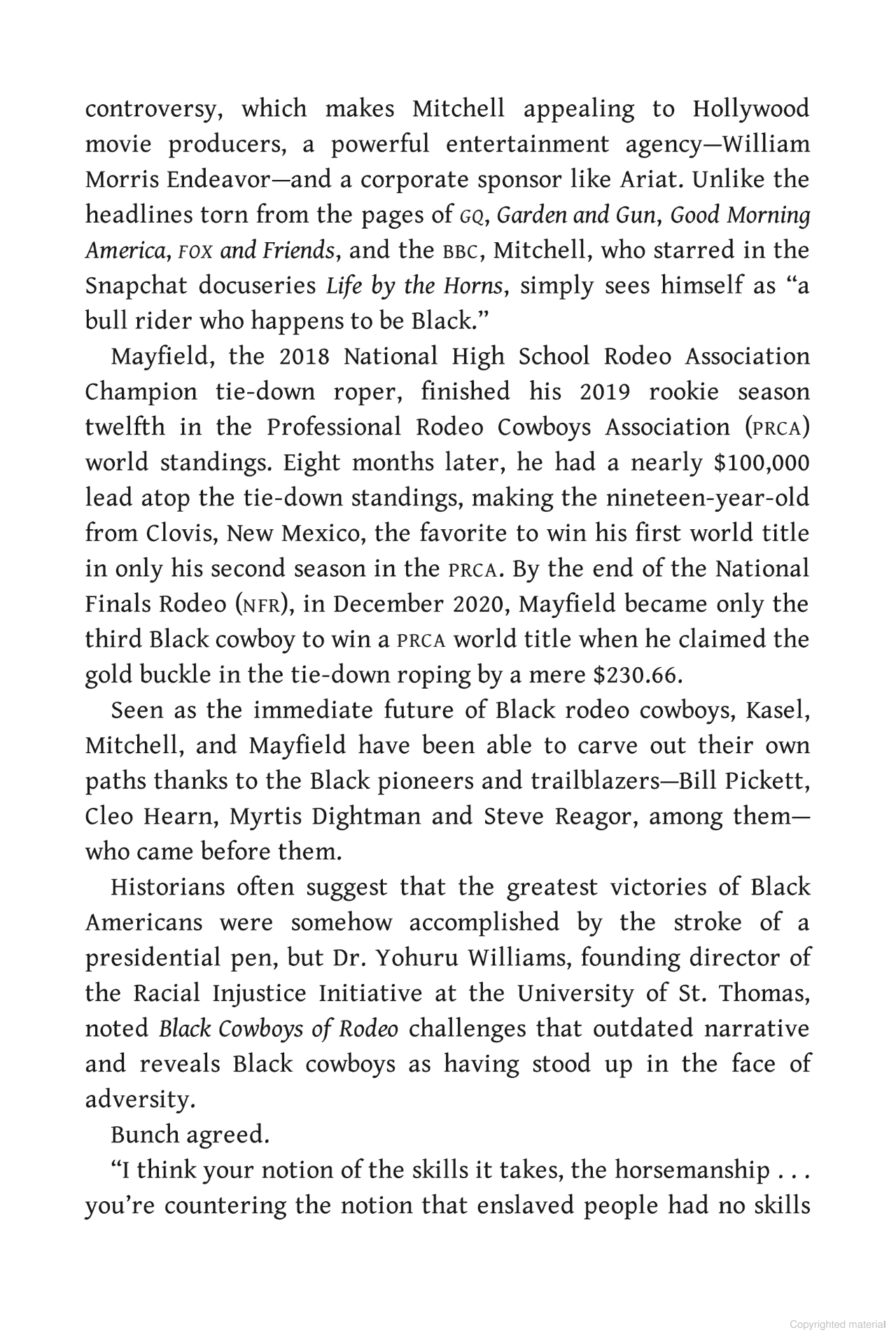 Black Cowboys of Rodeo: Unsung Heroes from Harlem to Hollywood and the American West by Keith Ryan Cartwright