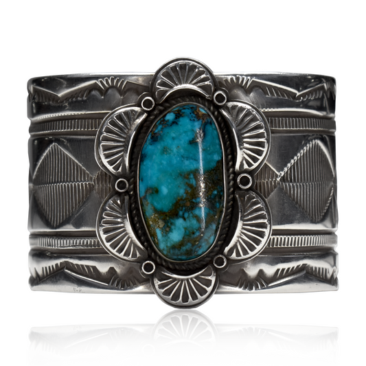 Kingman Free Form Cabochon Cuff
