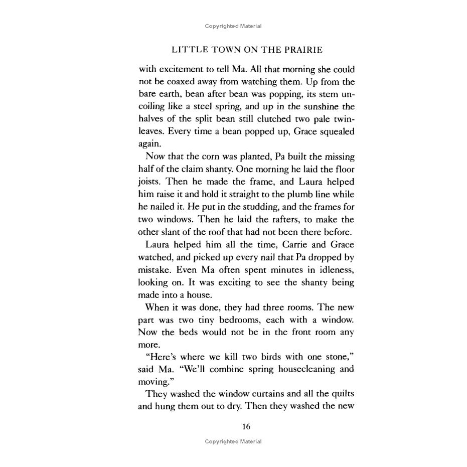 Little Town on the Prairie by Laura Ingalls Wilder (Little House Series, #7)