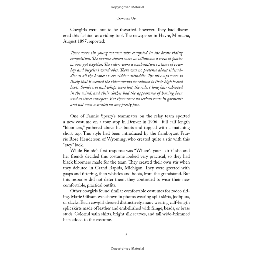 Cowgirl Up!: A History of Rodeo Women by Heidi M. Thomas