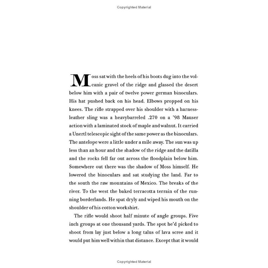 No Country For Old Men by Cormac McCarthy