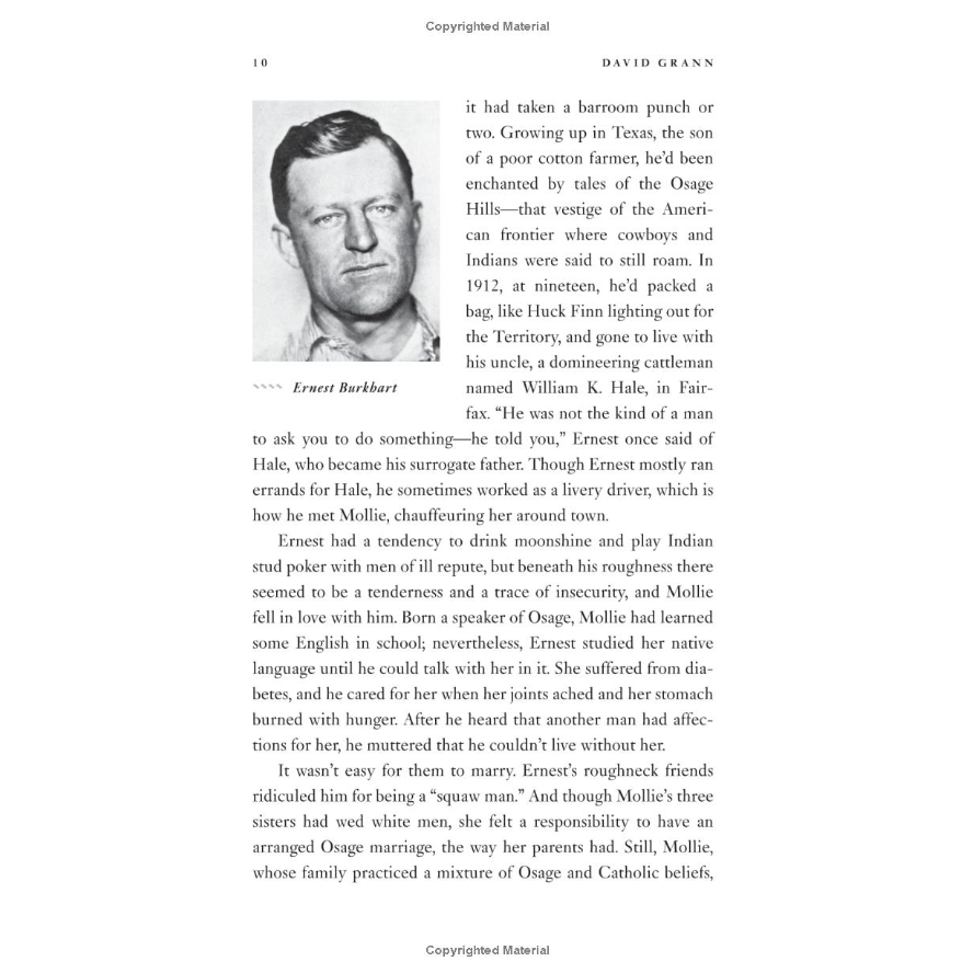 Killers of the Flower Moon: The Osage Murders and the Birth of the FBI by David Grann (HC)