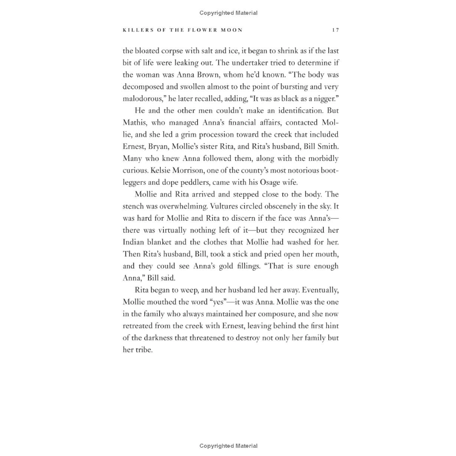Killers of the Flower Moon: The Osage Murders and the Birth of the FBI by David Grann (HC)