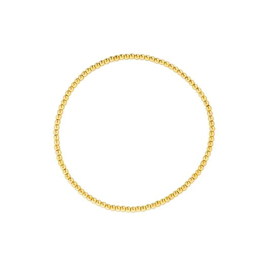 Christina Greene 3mm Gold Beaded Bracelet