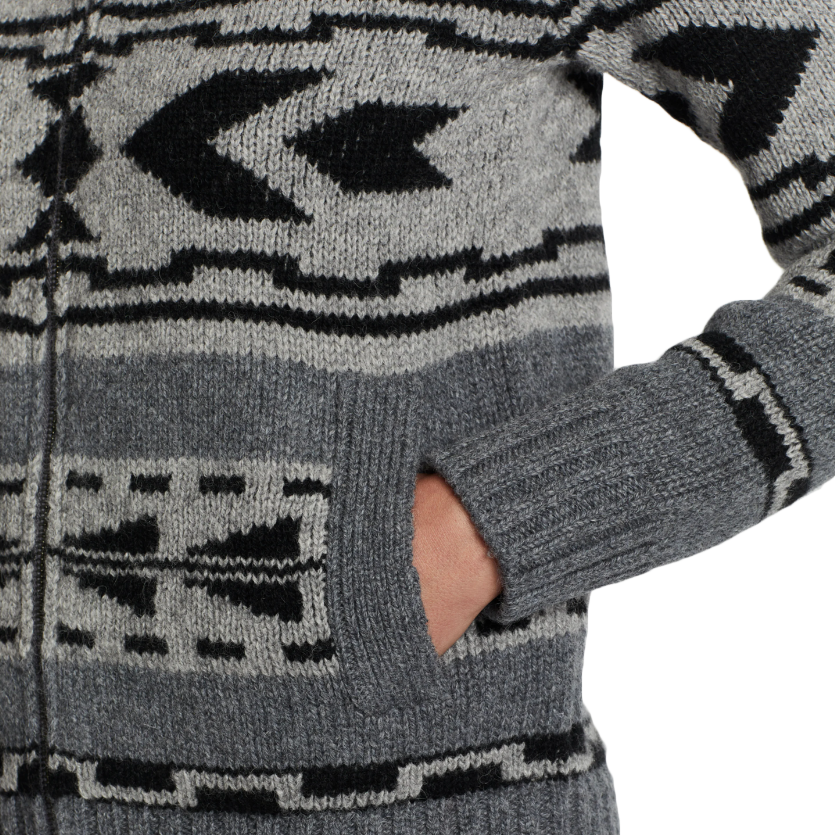 Pendleton Women's Graphic Shetland Collection Zip Cardigan