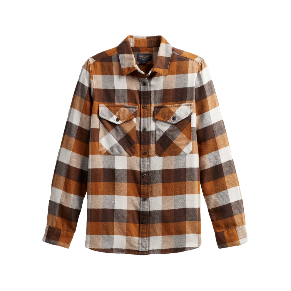 WOMEN'S MADISON DOUBLE-BRUSHED FLANNEL SHIRT