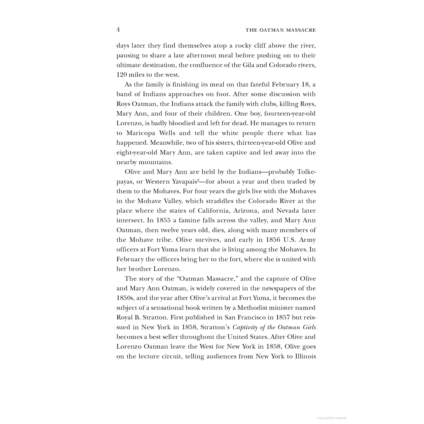 The Oatman Massacre by Brian McGinty