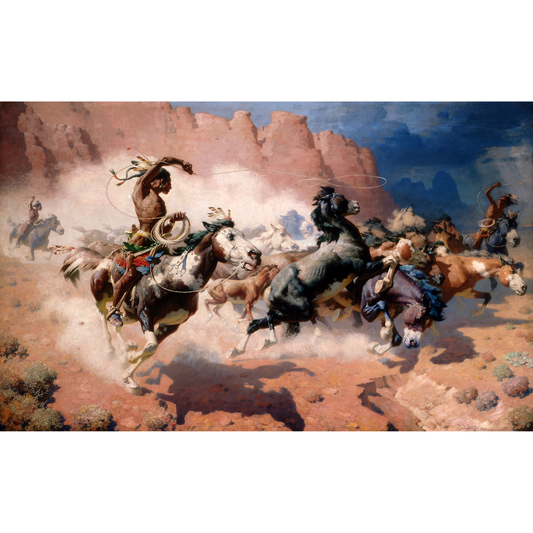 The Leader's Downfall by William R. Leigh