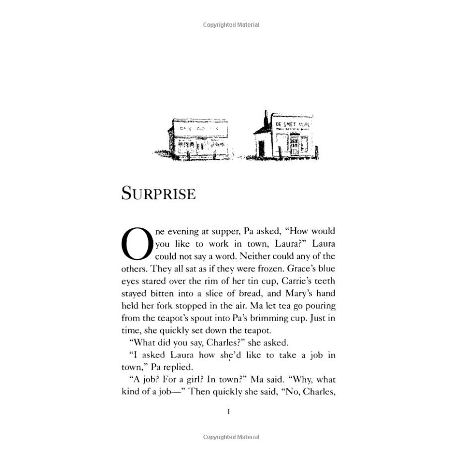 Little Town on the Prairie by Laura Ingalls Wilder (Little House Series, #7)