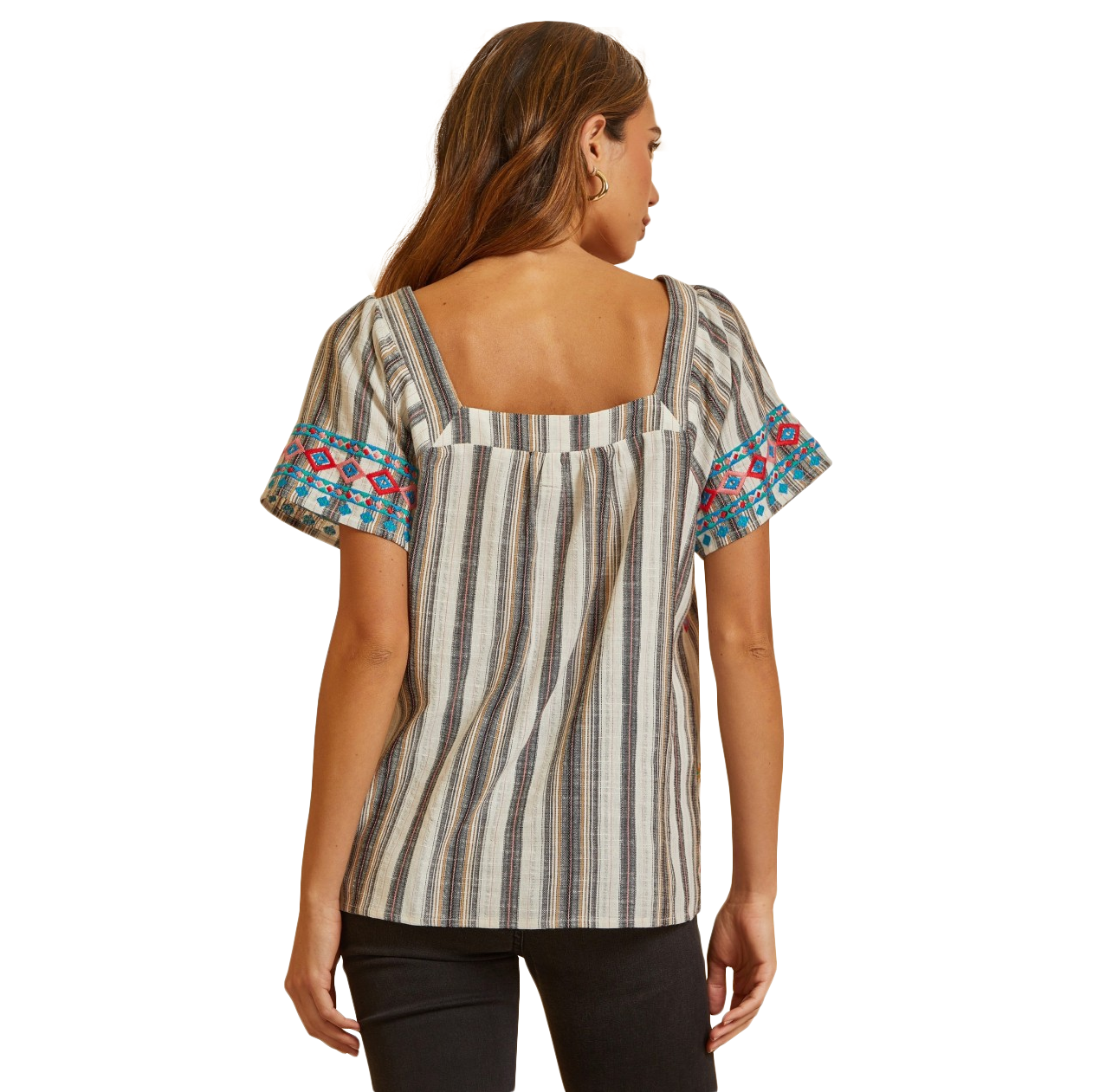 Josephine Embroidered Top