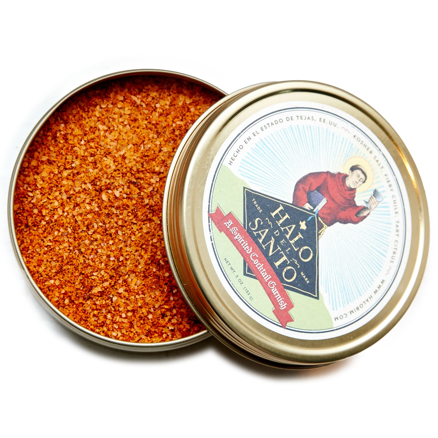Halo del Santo Chilito Cocktail Garnish Tin, 5 oz.