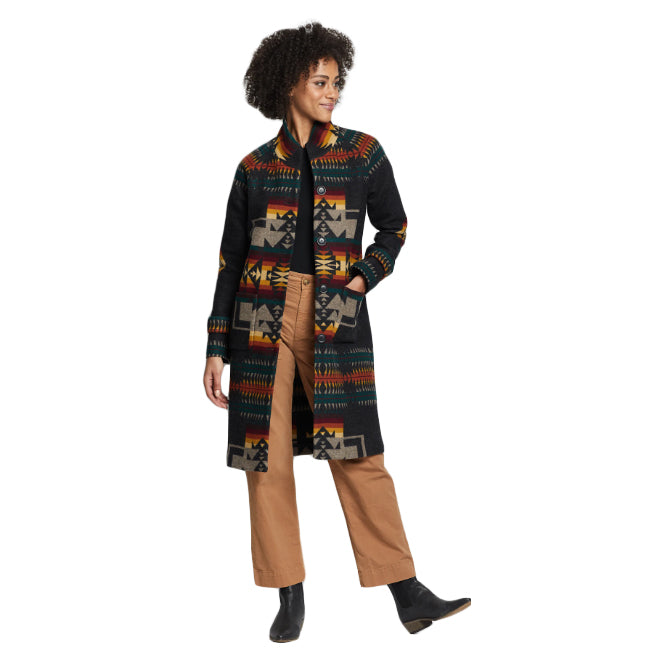 Pendleton Women's Archive Coat - Charcoal Chief Joseph