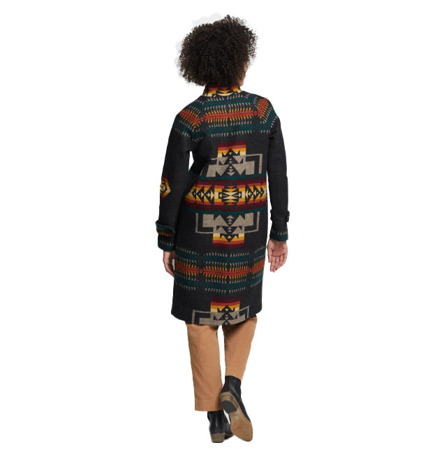 Pendleton Women's Archive Coat - Charcoal Chief Joseph