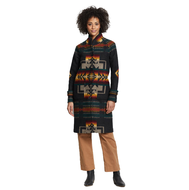 Pendleton Women's Archive Coat - Charcoal Chief Joseph