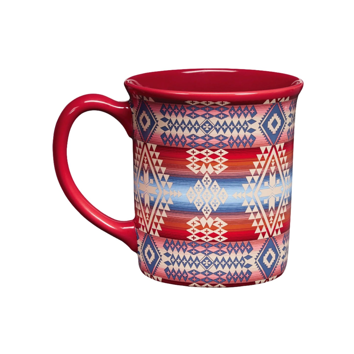 Pendleton canyonlands mug coffee tea warm beverage red pattern native american blanket