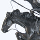 The Cheyenne sculpture bronze cast replica Frederic Remington western artist warrior riding into battle on his horse detail