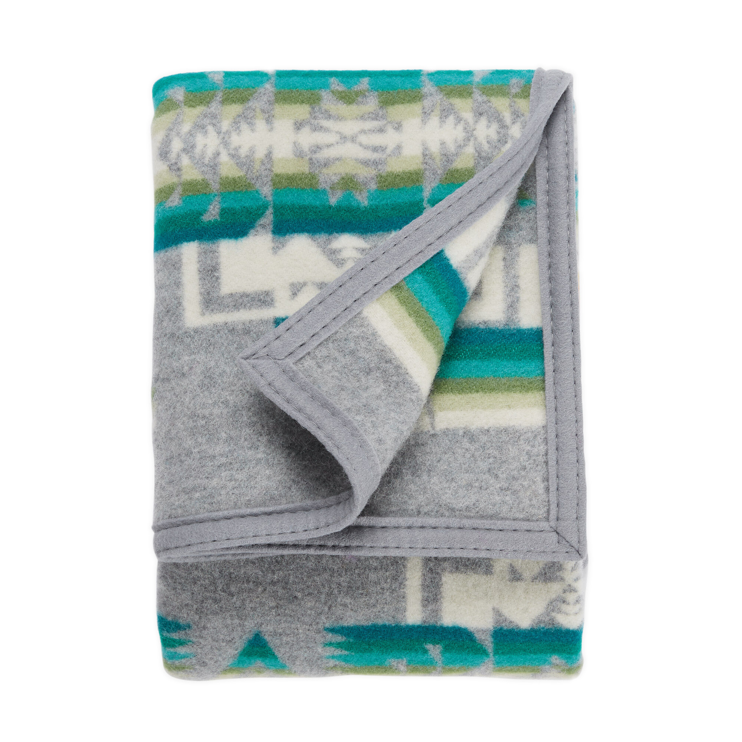 Pendleton Chief Joseph Crib Blanket - Grey