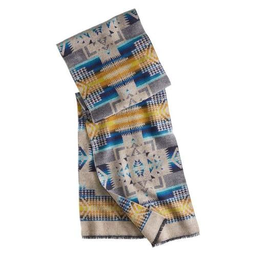 Pendleton Wool Jacquard Scarf - Chief Joseph Blue