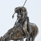 End of the Trail sculpture replica bronze statue marble base Fraser Native American horseback
