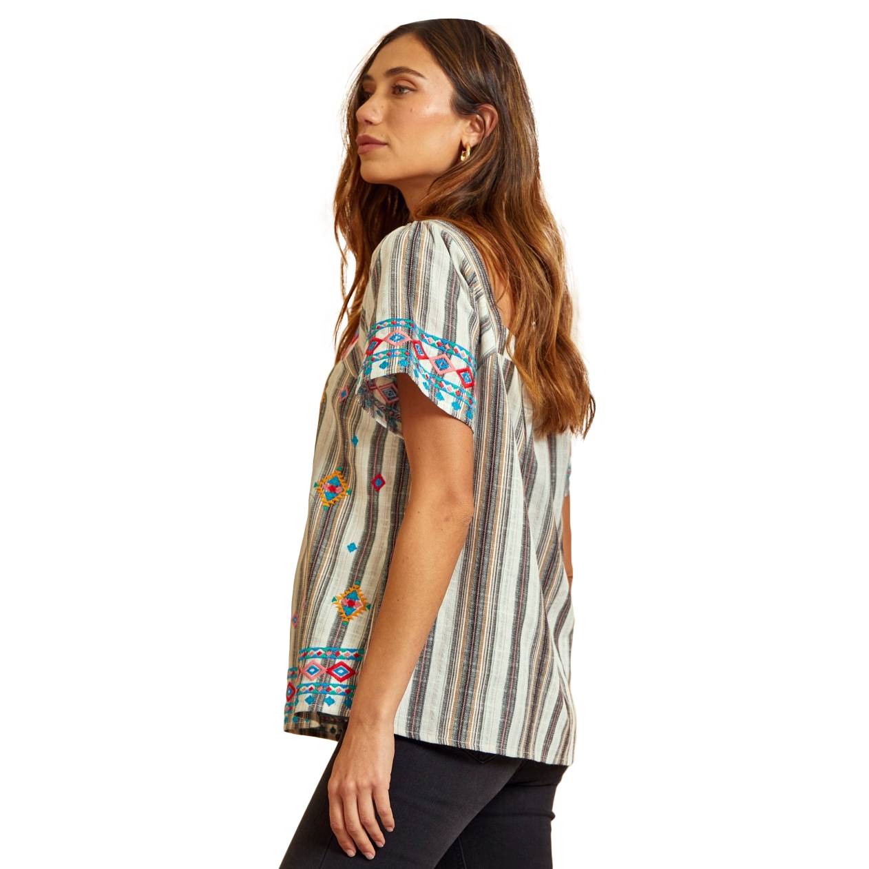 Josephine Embroidered Top