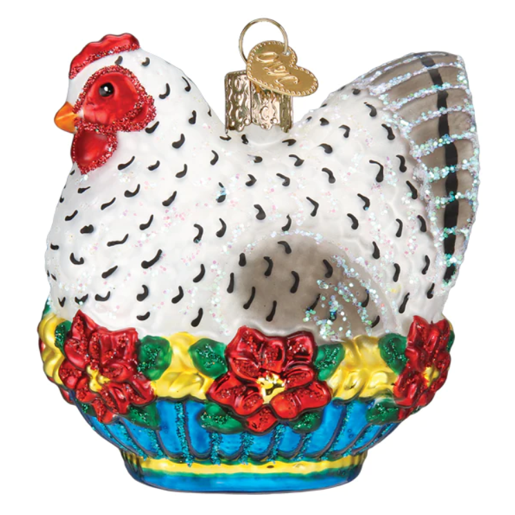 French Hen Ornament