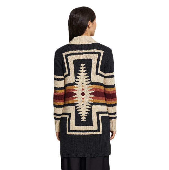 Pendleton Women's Harding Open Front Cardigan - Charcoal Heather