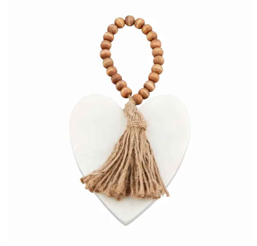 Heart Marble Ornament