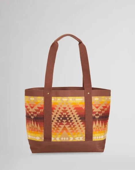 Pendleton Zip Tote - Mission Trails Brown