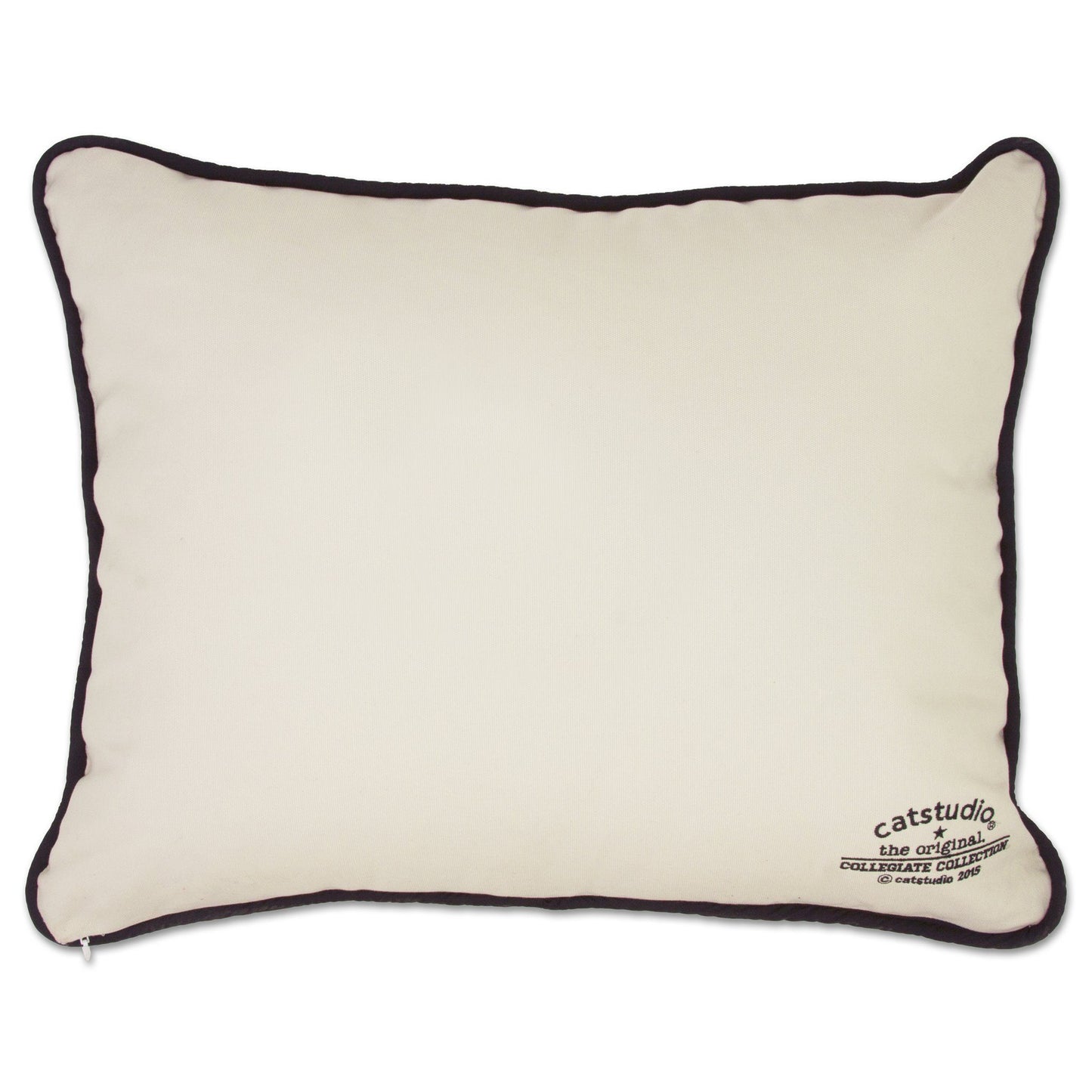 Oklahoma State University pillow cowboys home decor back side