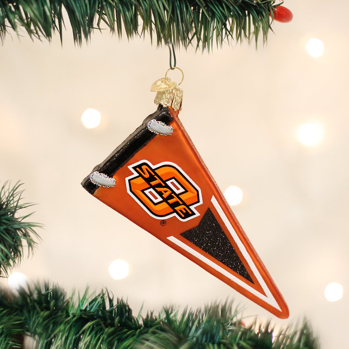 Oklahoma State University Pennant Ornament