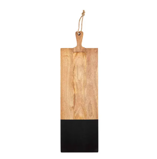 Black One Stripe Long Serving Board