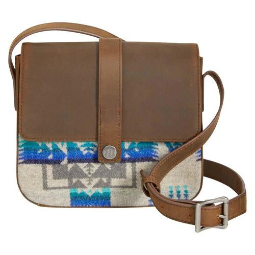 Pendleton Square Crossbody Bag - Chief Joseph Blue