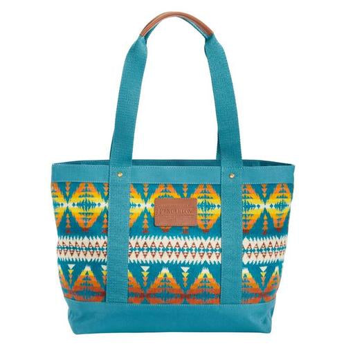 Pendleton Zip Tote - Summit Peak Turquoise