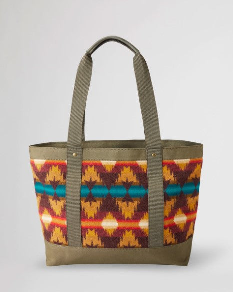 Pendleton Zip Tote - Olive Grand Mesa