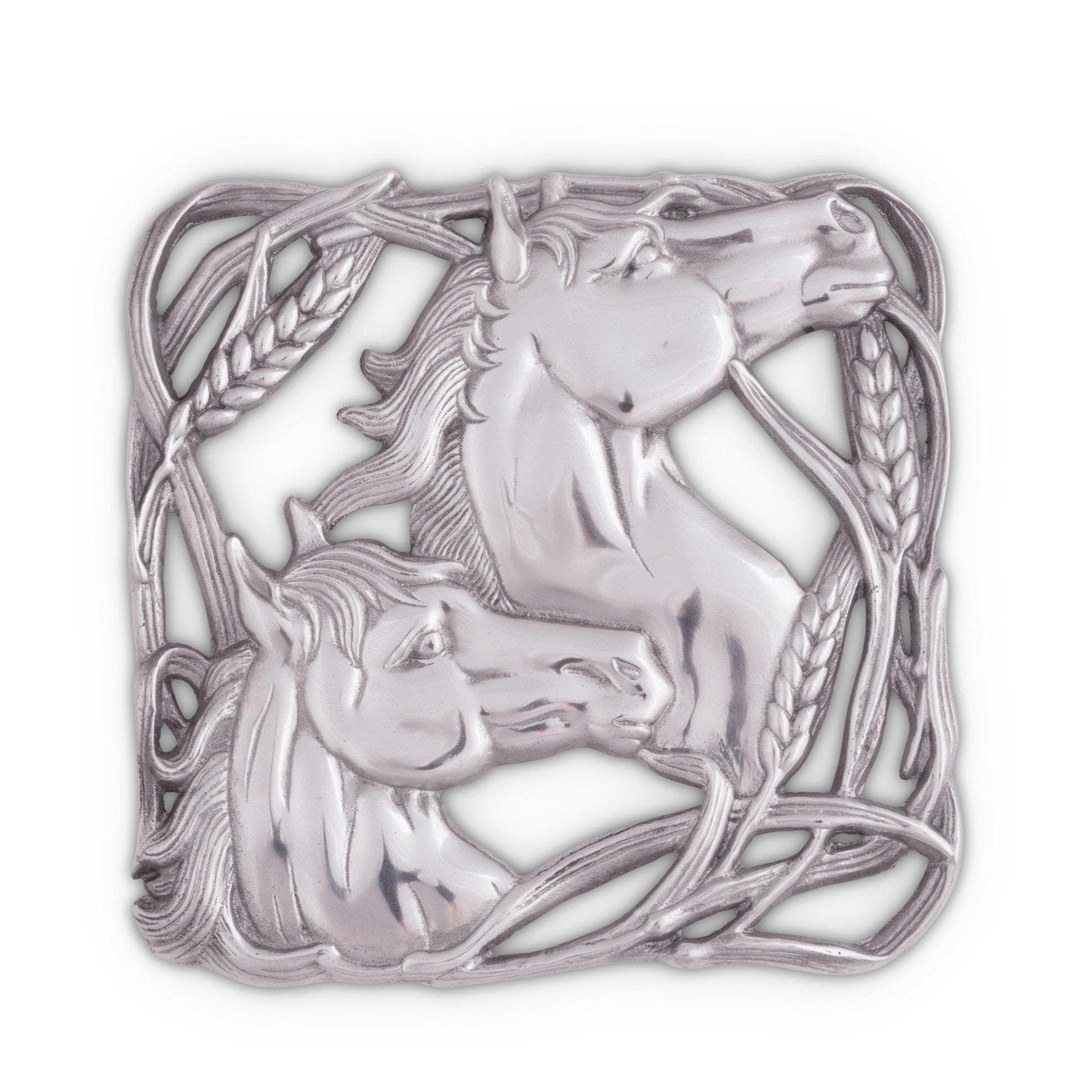 Horse with Wheat Trivet