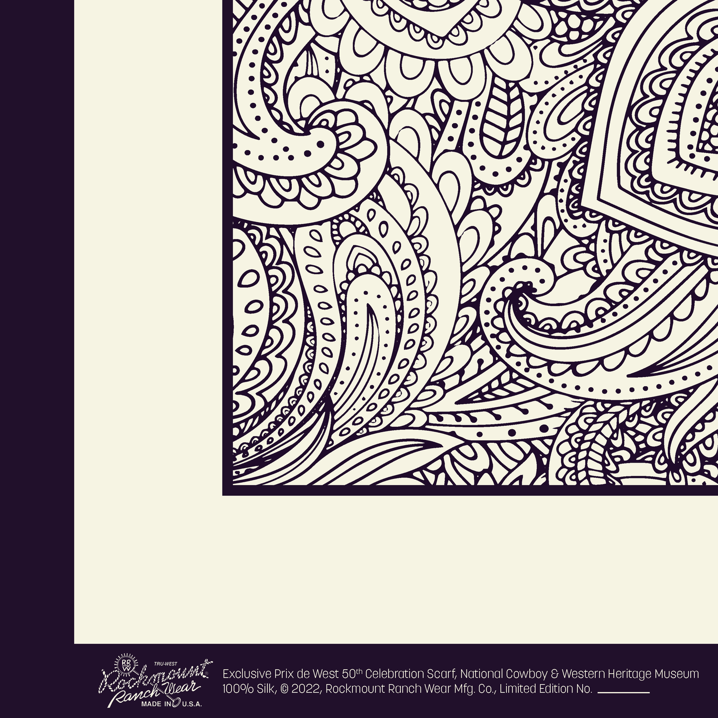Limited Edition Prix de West 50th Anniversary Celebration Scarf