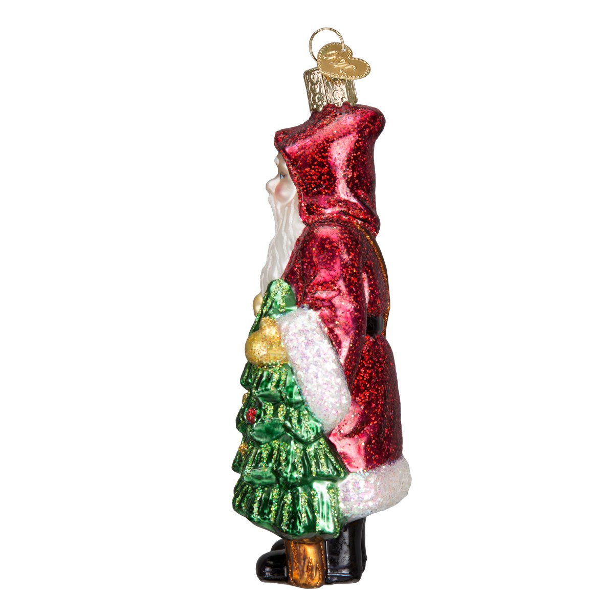 Woodland Father Christmas Ornament