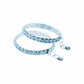 Snake Eyes Sleeping Beauty Turquoise Hoop Earrings by Joanne Cheama