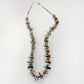 Saucer Cut Sleeping Beauty Turquoise, Abalone, and Mother of Pearl Necklace by Eunice Begay