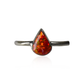 Navajo Red Opal Teardrop Ring