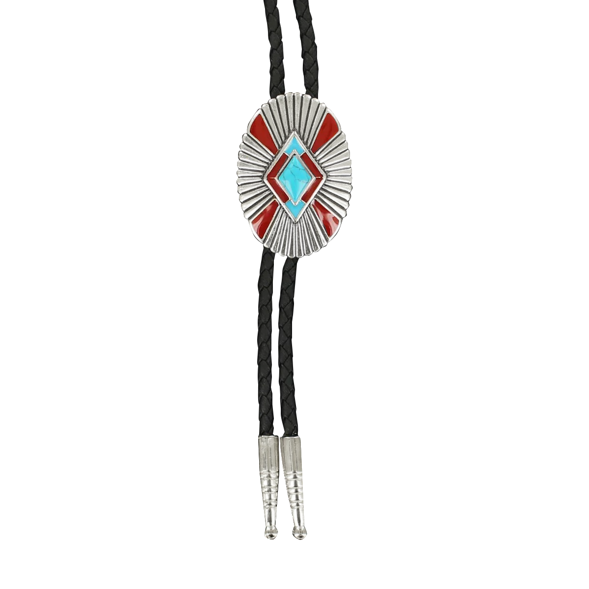 Red & Teal Southwest Bolo