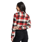 Pendleton Women's Madison Doublebrushed Flannel Shirt - Red/Black Check