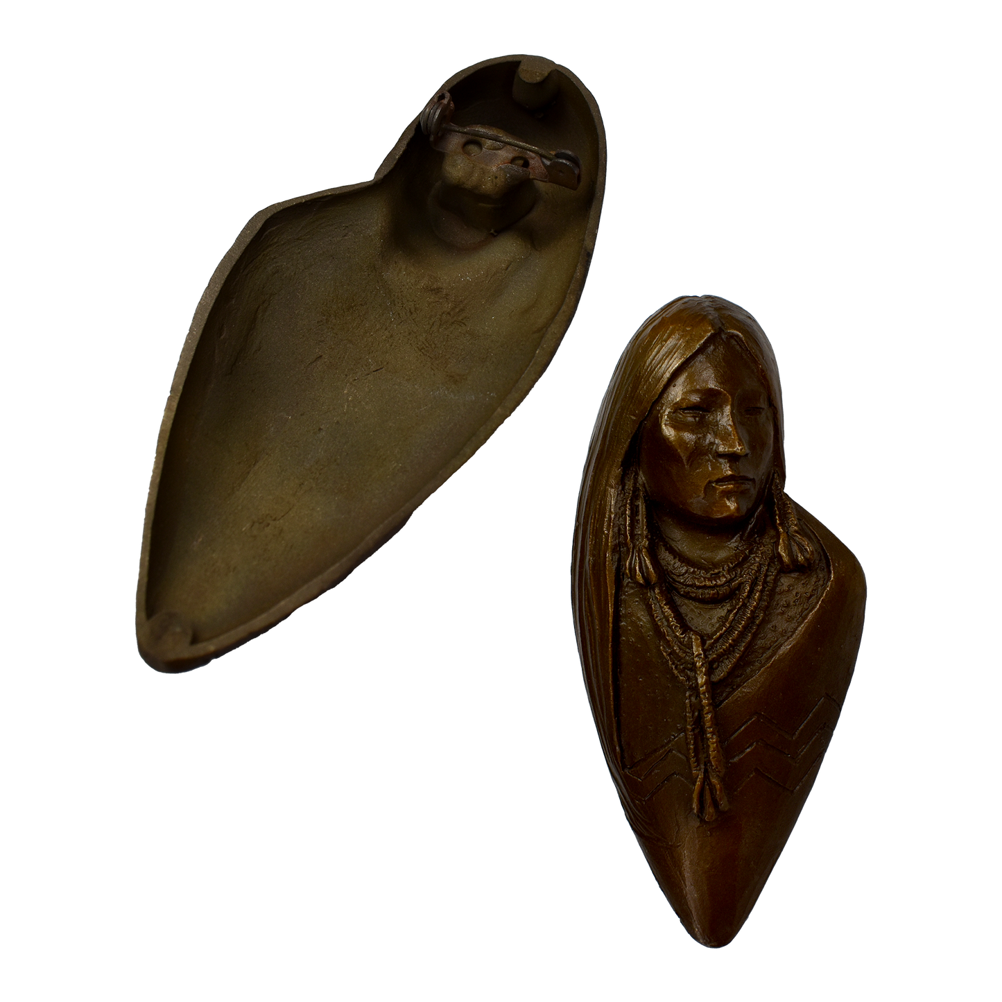 2008 Prix de West Collectors' Bolos: Ute Warrior and Ute Maiden by Oreland C. Joe Sr.