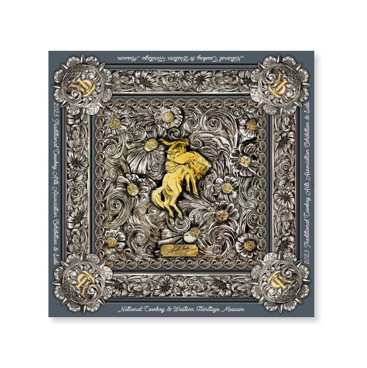 2025 Traditional Cowboy Arts Association Exhibition & Sale Collectors' Wild Rag: Scott Hardy