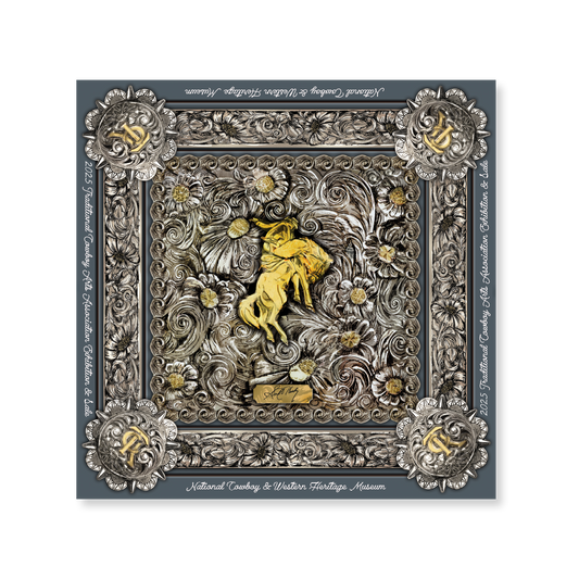 2025 Traditional Cowboy Arts Association Exhibition & Sale Collectors' Wild Rag: Scott Hardy